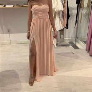 Bridesmaid dress blush size small BNWT
